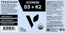 Load image into Gallery viewer, Organic Vitamin D3 + K2