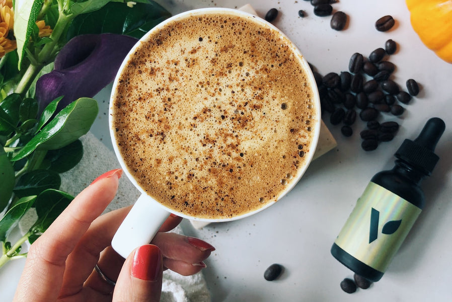 Vegan Turmeric CBD Pumpkin Spice Latte